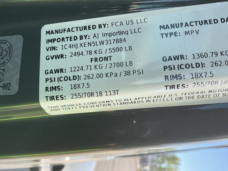 2020 Jeep Wrangler Unlimited Sahara