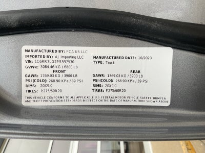 2023 RAM 1500 Classic SLT