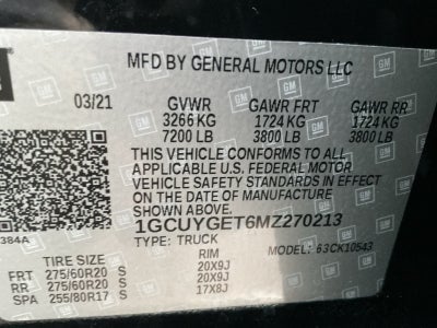 2021 Chevrolet Silverado 1500 LTZ