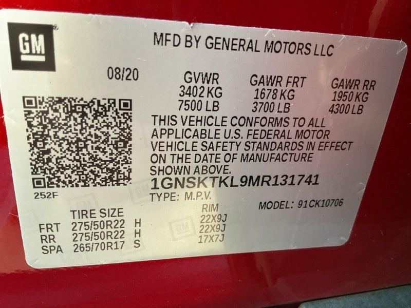 2021 Chevrolet Tahoe High Country