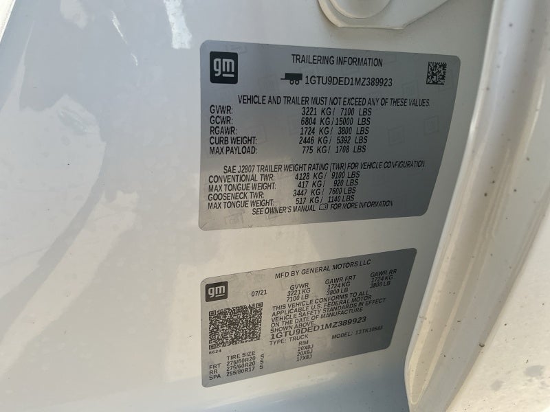 2021 GMC Sierra 1500 SLT