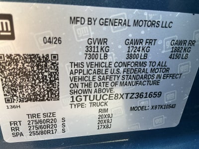 2026 GMC Sierra 1500 Elevation