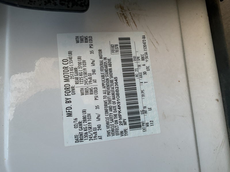 2016 Ford Edge Titanium