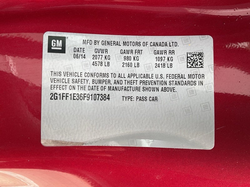 2015 Chevrolet Camaro LT