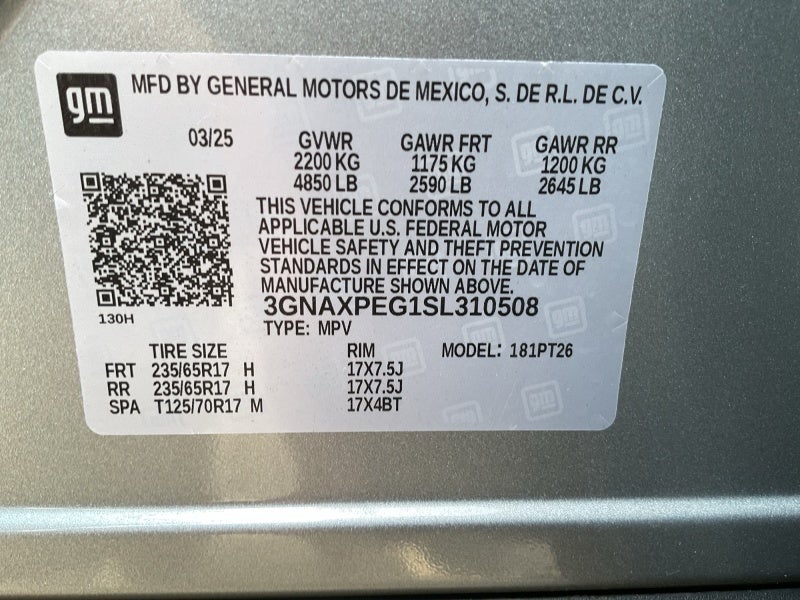 2025 Chevrolet Equinox LT