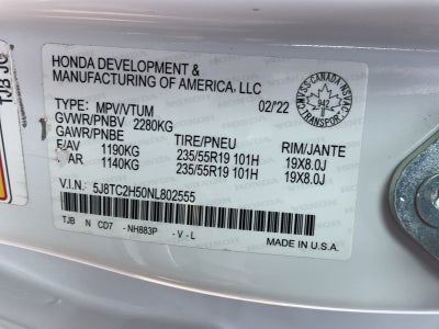 2022 Acura RDX w/Technology Package
