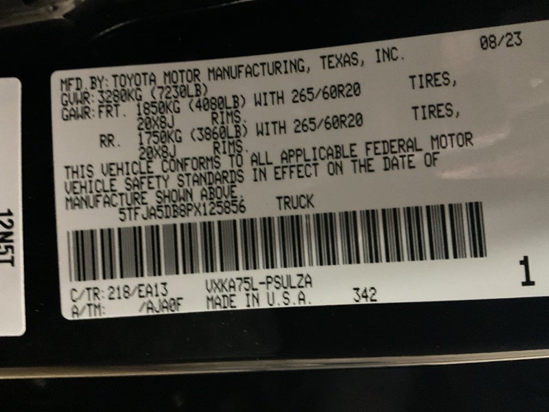 2023 Toyota Tundra 4WD Limited