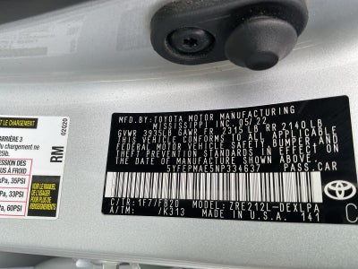 2022 Toyota Corolla LE