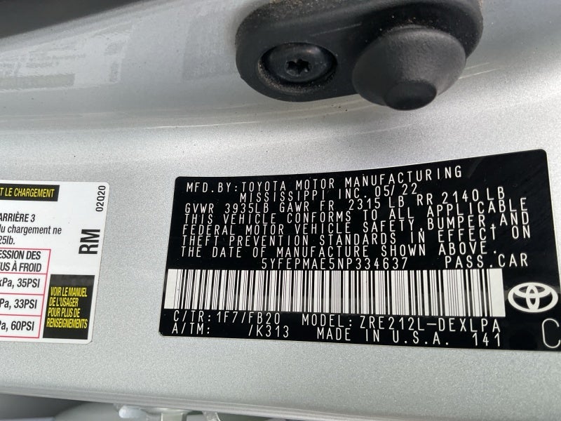 2022 Toyota Corolla LE