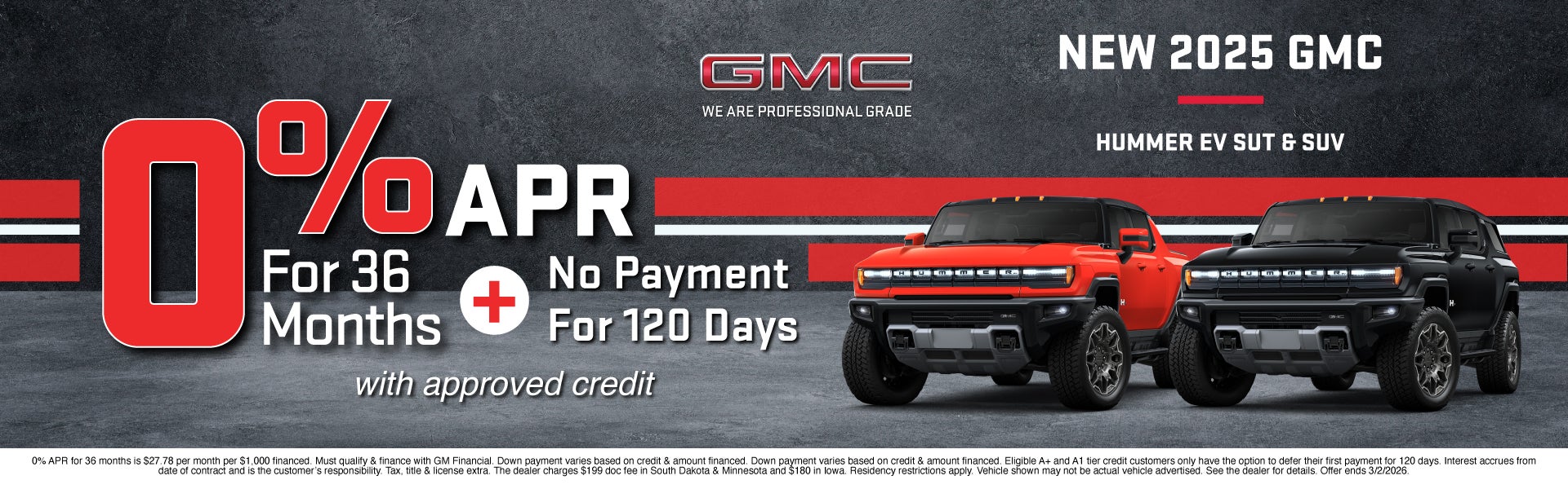 NEW GMC OFFERS