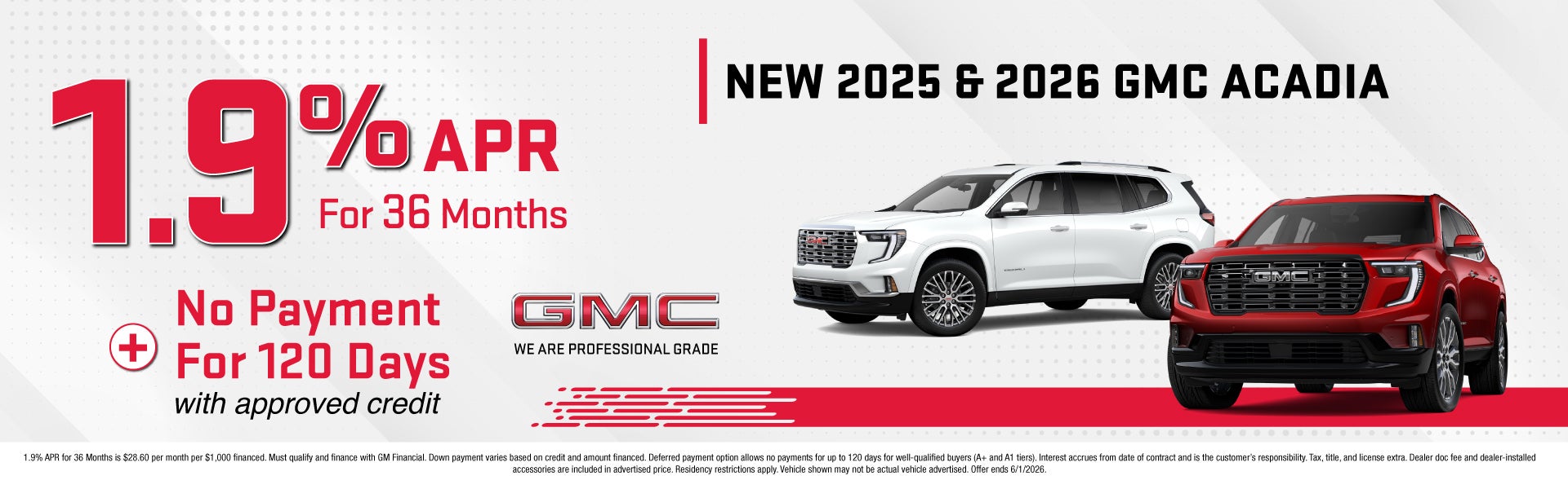 GMC OFFER