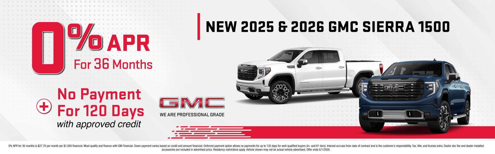 GMC OFFER