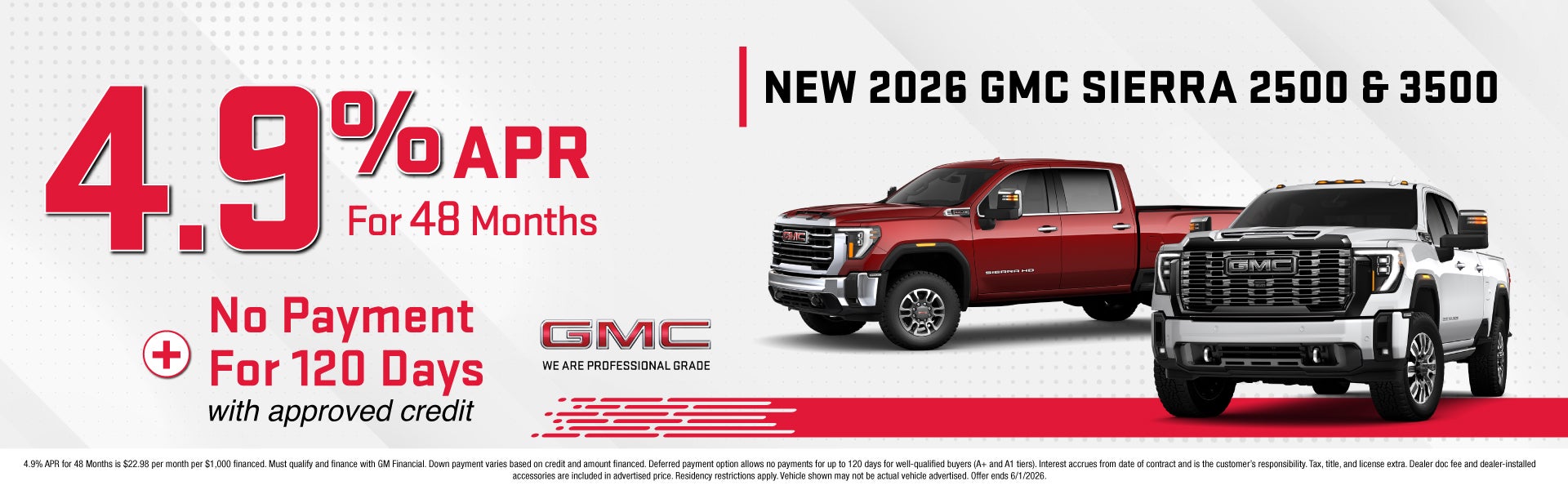 GMC OFFER