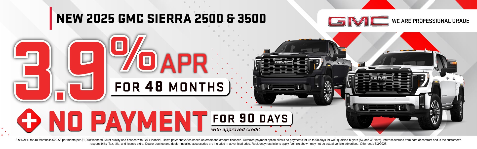 NEW 2025 GMC SIERRA 2500 & 3500