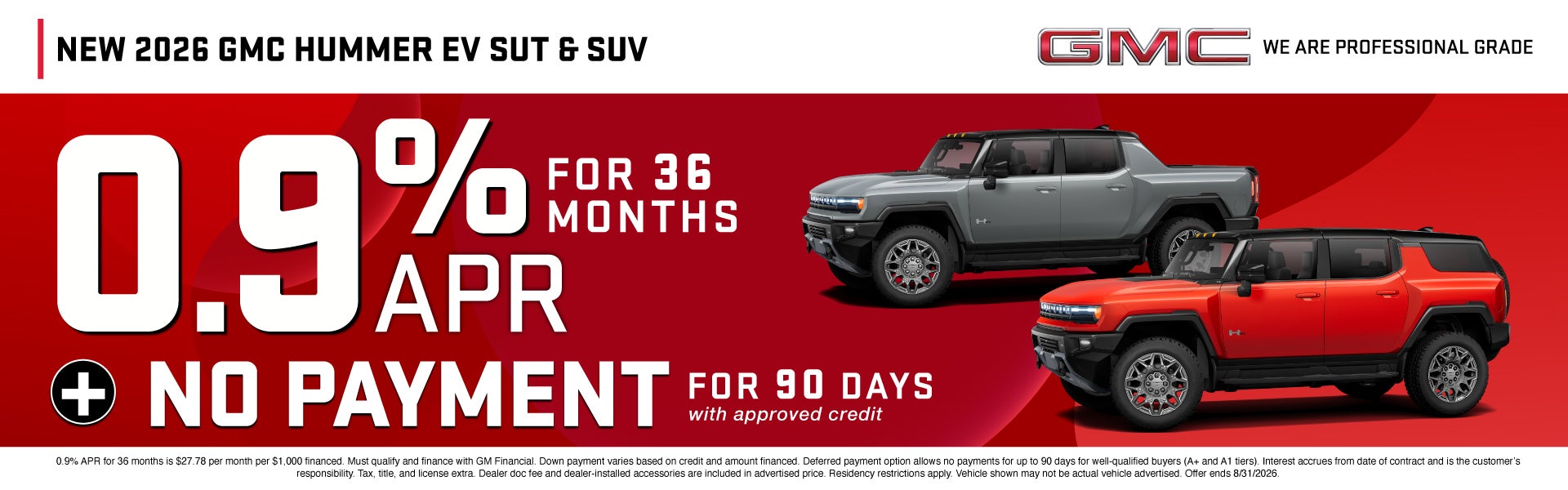 NEW 2026 GMC HUMMER EV PICKUP & SUV