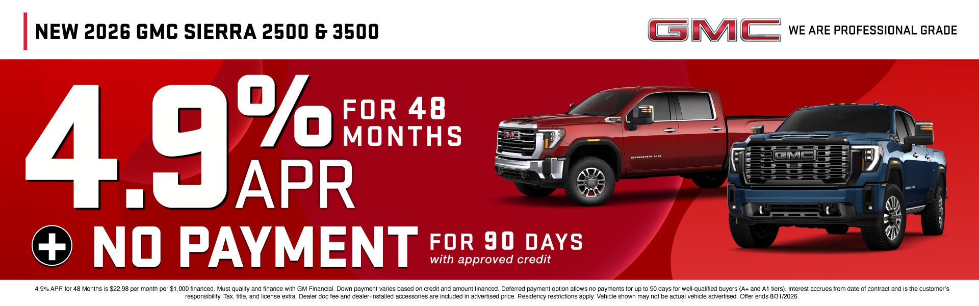 NEW 2026 GMC SIERRA 2500 & 3500