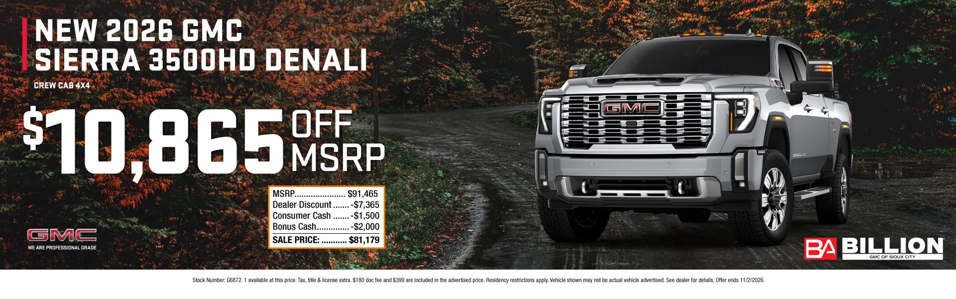 NEW 2026 GMC SIERRA 3500HD DENALI CREW CAB