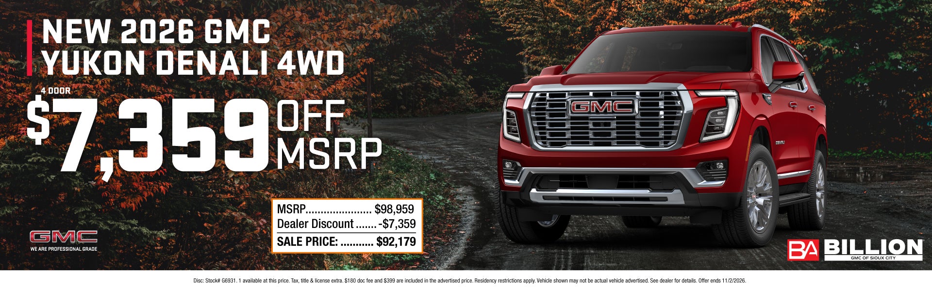 NEW 2026 GMC YUKON DENALI