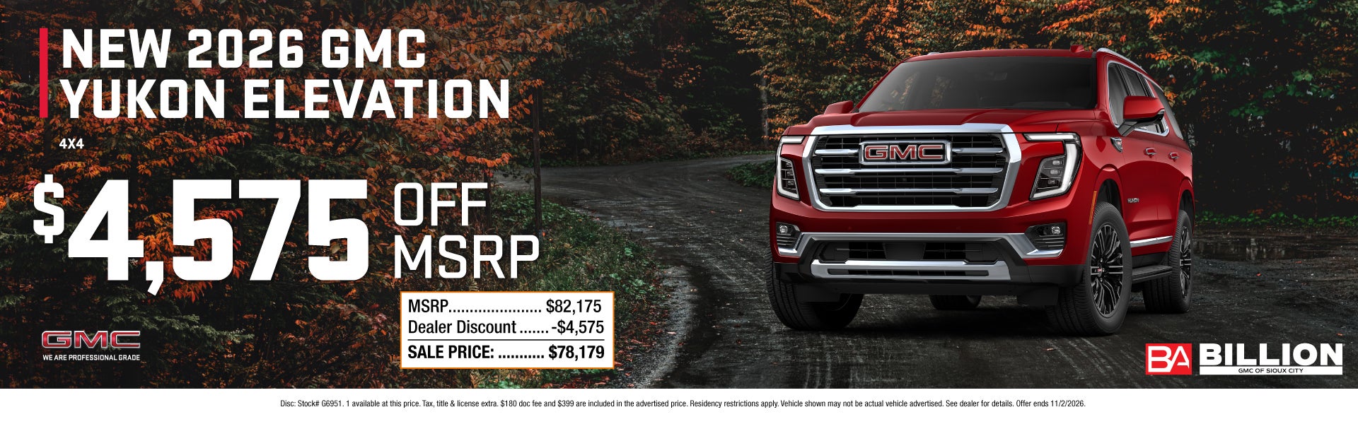 NEW 2026 GMC YUKON ELEVATION